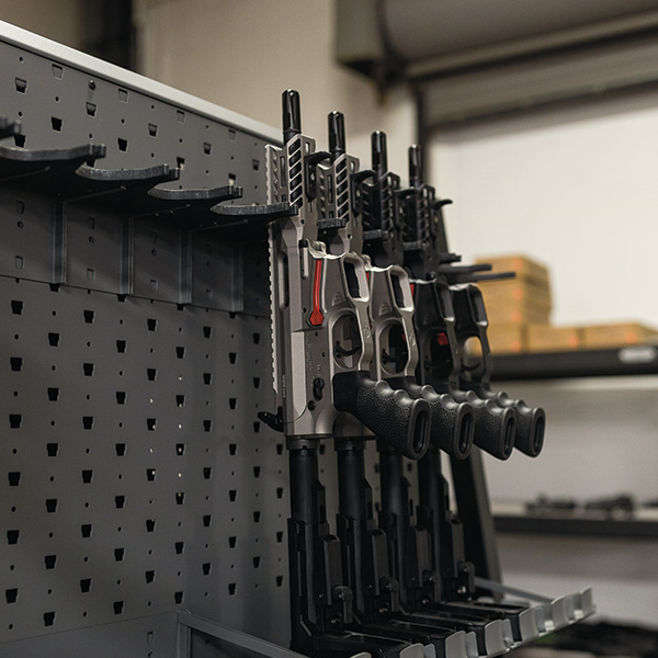 Modular Wall Mount Gun Racks | Custom Weapon Display Systems